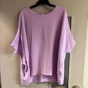 Andrée by Unit Lilac raised rib Top